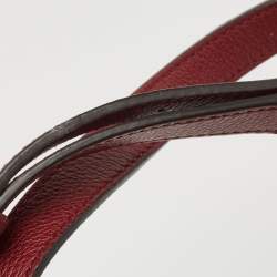 Pre Owned Cartier Red Leather Mini C de Cartier Satchel             