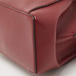Pre Owned Cartier Red Leather Mini C de Cartier Satchel             