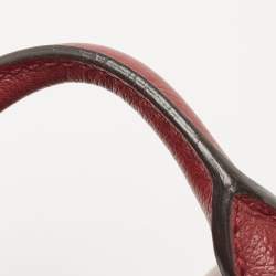 Pre Owned Cartier Red Leather Mini C de Cartier Satchel             
