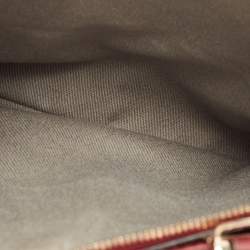 Pre Owned Cartier Red Leather Mini C de Cartier Satchel             