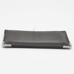 Pre Owned Cartier Black Leather Must de Cartier Cardholder 