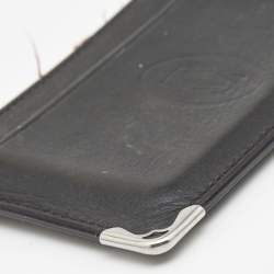 Pre Owned Cartier Black Leather Must de Cartier Cardholder 