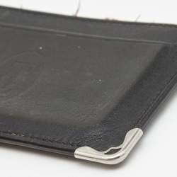 Pre Owned Cartier Black Leather Must de Cartier Cardholder 