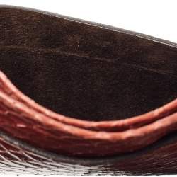 Cartier Brown Python Card Holder