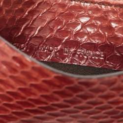 Cartier Brown Python Card Holder