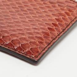 Cartier Brown Python Card Holder