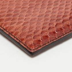 Cartier Brown Python Card Holder