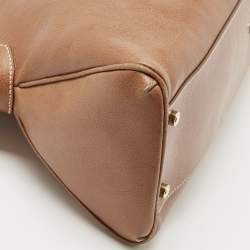 Cartier Brown Leather Medium Marcello de Cartier Bag