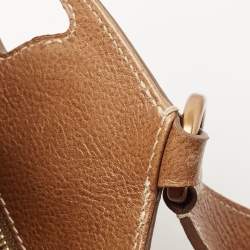Cartier Brown Leather Medium Marcello de Cartier Bag