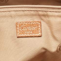 Cartier Brown Leather Medium Marcello de Cartier Bag