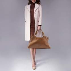 Cartier Brown Leather Medium Marcello de Cartier Bag