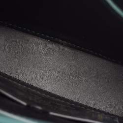 Pre Owned Cartier Green Leather Mini Guirlande De Cartier Top Handle Bag