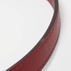 Pre Owned Cartier Red Leather Mini C de Cartier Satchel