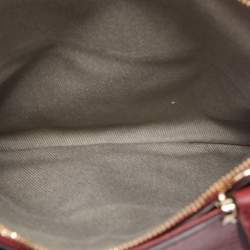 Pre Owned Cartier Red Leather Mini C de Cartier Satchel