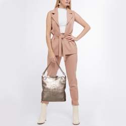 Cartier Gold Leather Hobo