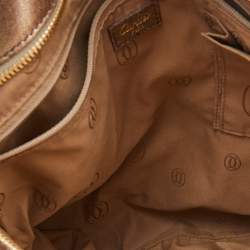 Cartier Gold Leather Hobo