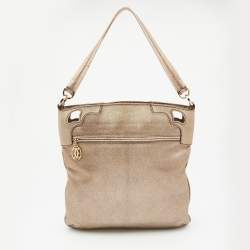 Cartier Gold Leather Hobo