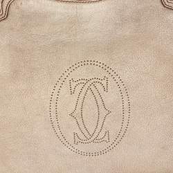 Cartier Gold Leather Hobo