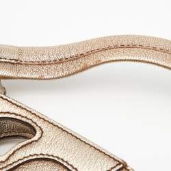 Cartier Gold Leather Hobo