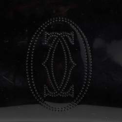 Pre Owned Cartier Black Patent Leather Small Marcello De Cartier Bag