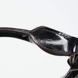 Pre Owned Cartier Black Patent Leather Small Marcello De Cartier Bag