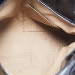 Pre Owned Cartier Black Patent Leather Small Marcello De Cartier Bag