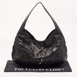 Cartier Black Leather Medium Panthere de Cartier Bag