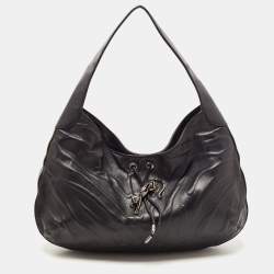 Cartier Black Leather Medium Panthere de Cartier Bag