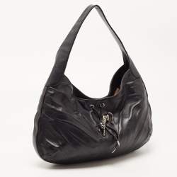 Cartier Black Leather Medium Panthere de Cartier Bag