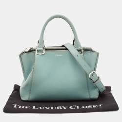 Cartier Mint Green Leather Mini C de Cartier Satchel