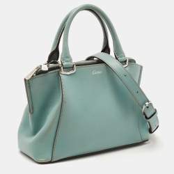 Cartier Mint Green Leather Mini C de Cartier Satchel