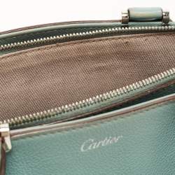 Cartier Mint Green Leather Mini C de Cartier Satchel