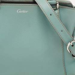 Cartier Mint Green Leather Mini C de Cartier Satchel