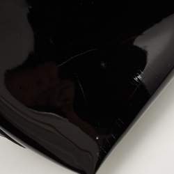 Pre Owned Cartier Black Patent and Leather Marcello de Cartier Satchel