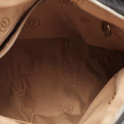 Pre Owned Cartier Black Patent and Leather Marcello de Cartier Satchel