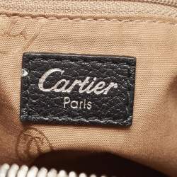 Pre Owned Cartier Black Patent and Leather Marcello de Cartier Satchel