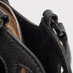 Pre Owned Cartier Black Patent and Leather Marcello de Cartier Satchel