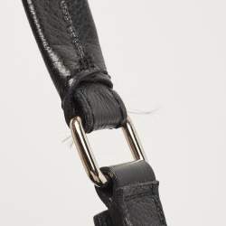 Pre Owned Cartier Black Patent and Leather Marcello de Cartier Satchel