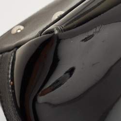 Pre Owned Cartier Black Patent and Leather Marcello de Cartier Satchel