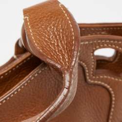 Cartier Brown Leather Small Marcello De Cartier Tote