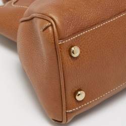 Cartier Brown Leather Small Marcello De Cartier Tote
