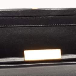 Cartier Black Leather Panthere de Cartier Chain Clutch