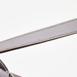 Pre Owned Cartier Lilac Leather C de Cartier Bag