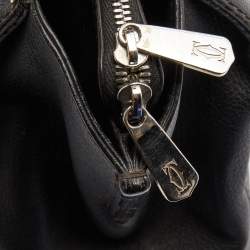 Cartier Black Leather Mini C de Cartier Satchel