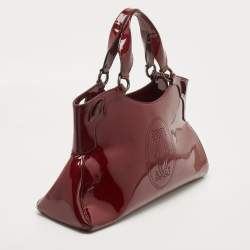 Cartier Red Patent Leather Medium Marcello de Cartier Bag