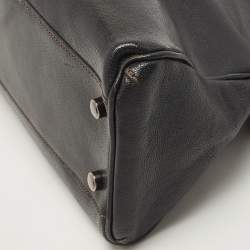 Pre Owned Cartier Black Leather Small Marcello De Cartier Bag