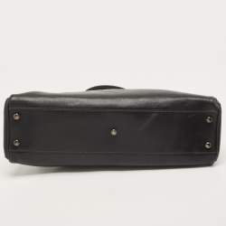 Pre Owned Cartier Black Leather Small Marcello De Cartier Bag