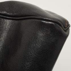 Pre Owned Cartier Black Leather Small Marcello De Cartier Bag