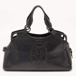 Cartier Black Leather Small Marcello de Cartier Bag