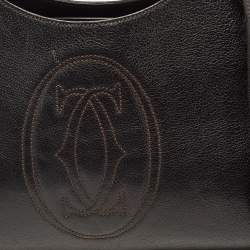 Cartier Black Leather Small Marcello de Cartier Bag
